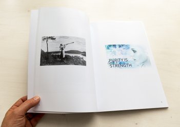 Blomsteralfabet, Marc Handelman, artist book, 2018. Photo: Marc Handelman